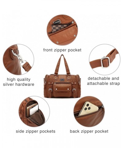 Purses for Women Large Hobo Bags Satchel Handbags for Women Top Handle Shoulder Bag Tote Vegan Leather, H1485 Brown $21.60 Sh...