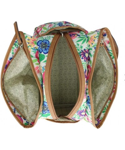 Triple Section Landon Multi-Purpose Satchel Bag Butterfly Meadow $51.15 Satchels