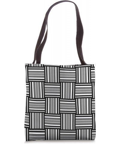 Stripes Squares Minimalistic Aesthetic Art Minimalist Decor Tote Bag $16.06 Totes