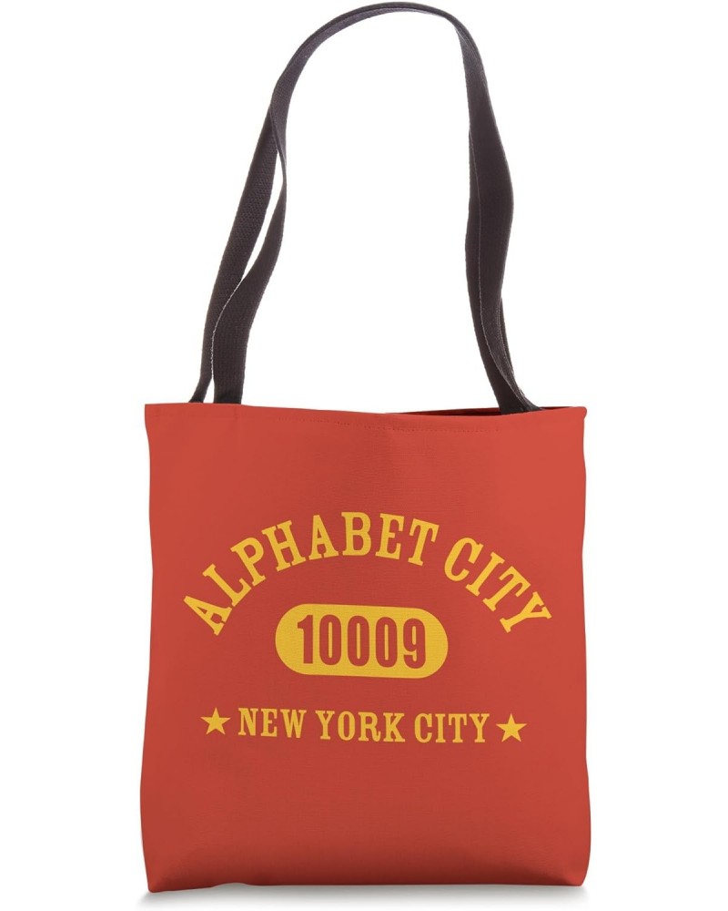 ALPHABET CITY 10009 NEW YORK CITY / NYC Athletic Design Tote Bag $12.46 Totes