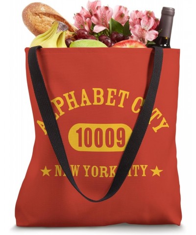 ALPHABET CITY 10009 NEW YORK CITY / NYC Athletic Design Tote Bag $12.46 Totes