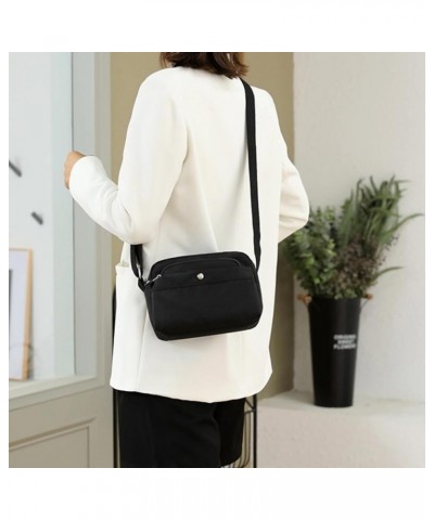 Crossbody Bags For Women Waterproof Lightweight Shoulder Bag Casual Nylon Small Handbags Multiple Pockets Purse Black $14.03 ...