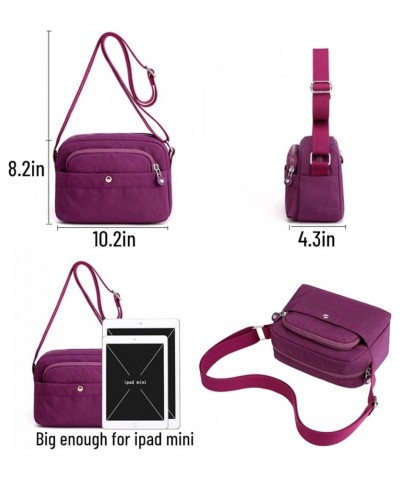 Crossbody Bags For Women Waterproof Lightweight Shoulder Bag Casual Nylon Small Handbags Multiple Pockets Purse Black $14.03 ...