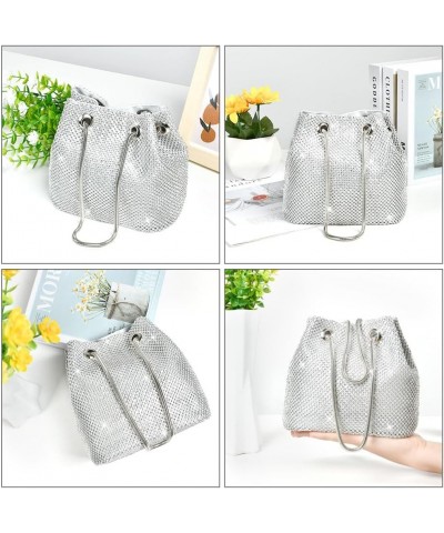 Evening Bag Clutch Purses for Women, Rhinestones Purse, Sparkling Envelope Evening Bag with Detachable Chain Silver-4 $19.36 ...