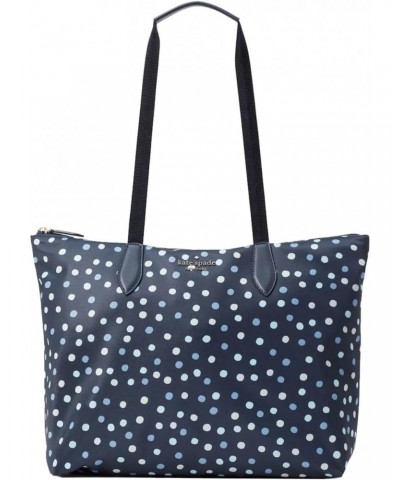 Mel Nylon Packable Tote - Blue Multi Polka Dot (Blue Multi Polka Dot) $71.34 Totes