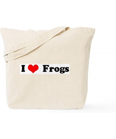 Frogs Are My Thing Tote Bag Natural Canvas Tote Bag, Cloth Shopping Bag I Love Frogs Tote Bag $9.27 Travel Gear