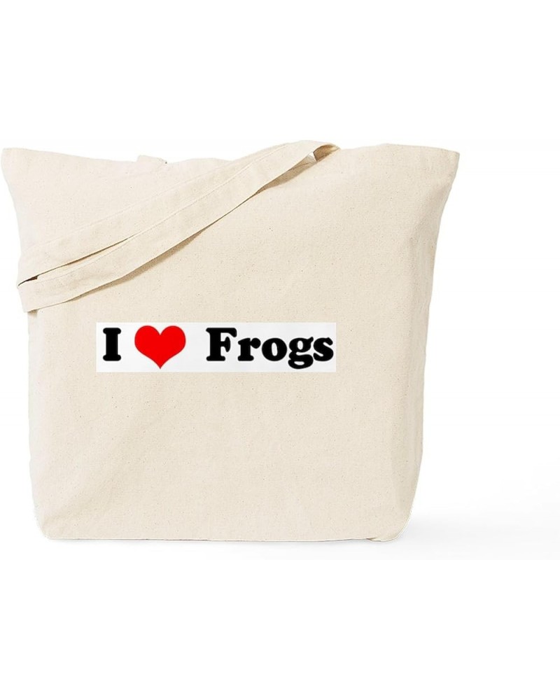 Frogs Are My Thing Tote Bag Natural Canvas Tote Bag, Cloth Shopping Bag I Love Frogs Tote Bag $9.27 Travel Gear