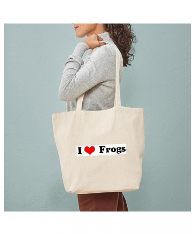 Frogs Are My Thing Tote Bag Natural Canvas Tote Bag, Cloth Shopping Bag I Love Frogs Tote Bag $9.27 Travel Gear