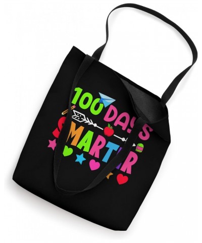 Happy 100th Day Of School Teacher Student 100 Days Smarter Tote Bag $9.02 Totes