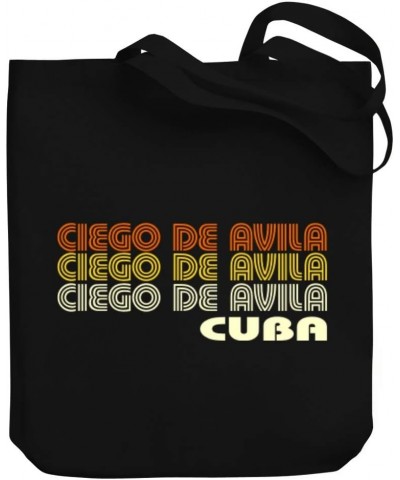 Retro Color Ciego De Avila Canvas Tote Bag 10.5" x 16" x 4 $21.99 Totes