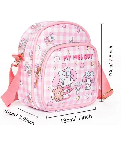 Cartoon Mini Messenger Bag Crossbody Bag Kawaii Lolita JK Girls Shoulder Bag Synthetic Leather Casual Satchel Cinnamoroll $13...