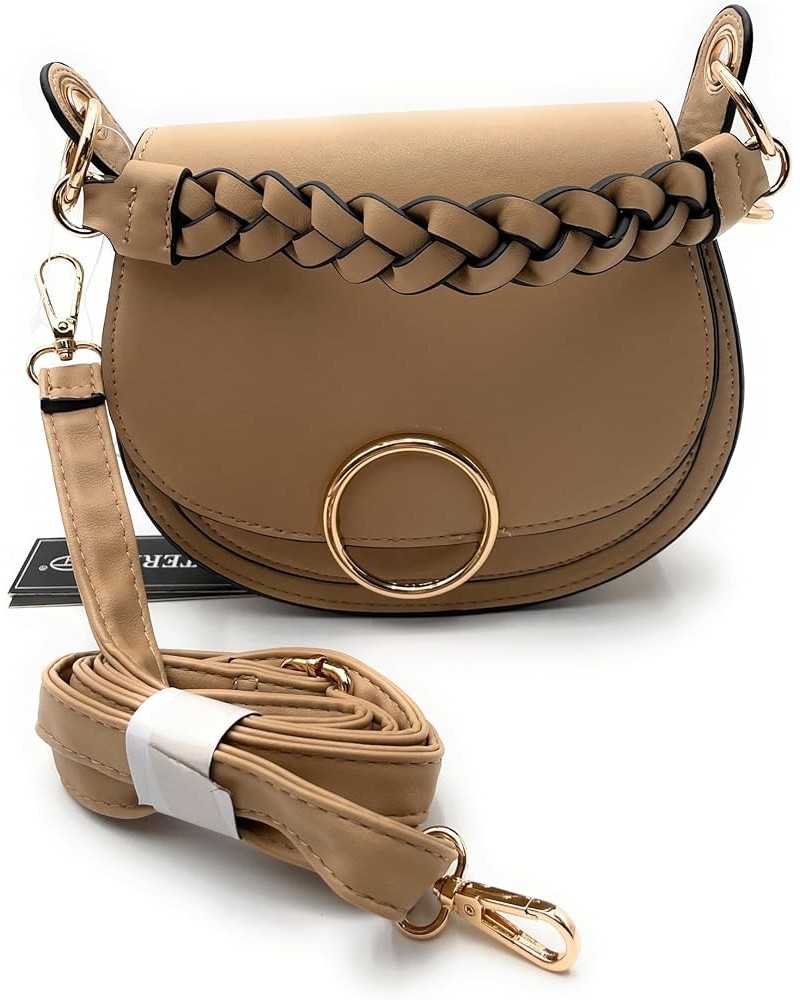 Crossbody Bags for Women Leather Satchel Bags Tan $16.33 Satchels