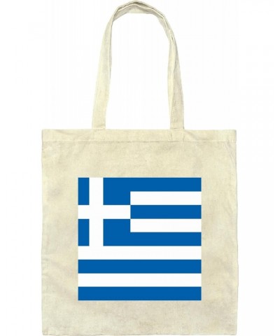 Gift of Greek Flag Show Your National Pride Gifts for Greek Nationals and Supporters Natural White Multicolor Canvas Tote Bag...