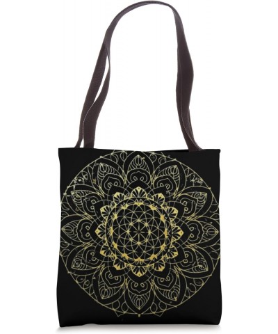 Flower of life . Tree Of life . Mandala Tote Bag $15.93 Totes