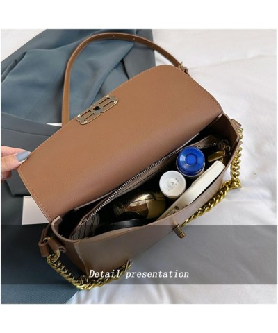 Retro Leather Chain Crossbody Bag for Women 2 Pcs Set Shoulder Bag Hobo Handbag Messenger Bag Satchel Purse Brown $19.27 Satc...