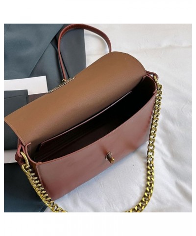 Retro Leather Chain Crossbody Bag for Women 2 Pcs Set Shoulder Bag Hobo Handbag Messenger Bag Satchel Purse Brown $19.27 Satc...