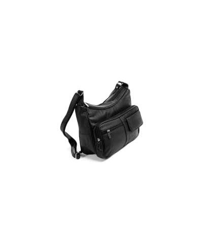 Soft Genuine Leather Purse Black $32.44 Wallets