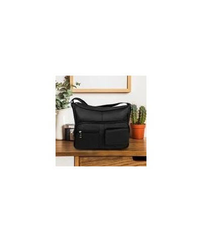 Soft Genuine Leather Purse Black $32.44 Wallets