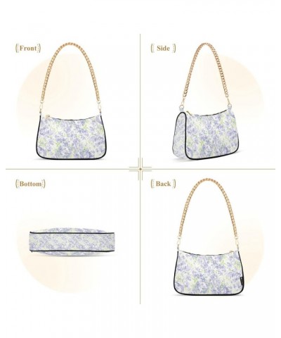 Women Handbag Purses Spring Butterflies Chain Shoulder bag Small Hobo Handbags Evening Handbag Flower 97 $18.28 Evening Bags