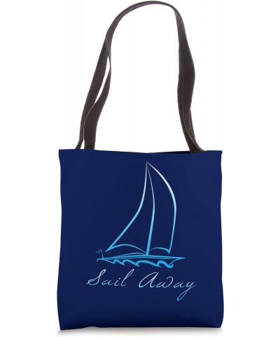 Lure of the Ocean Sail Away Tote Bag $12.41 Totes