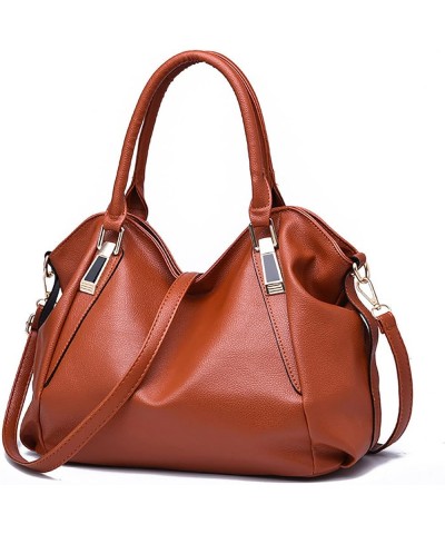 Satchel Bags Leather Tote Bag Shoulder Bags for Women Leather Hobo Bags Large Handbags Work Bag Crossbody Bags Brown $16.95 T...