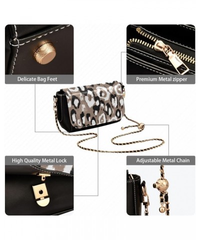 Crossbody Bags for Women Trendy Women's Black Shoulder Bag Small PU Leather Flap Cross Body Bag Handbags Pattern18 $16.39 Cro...