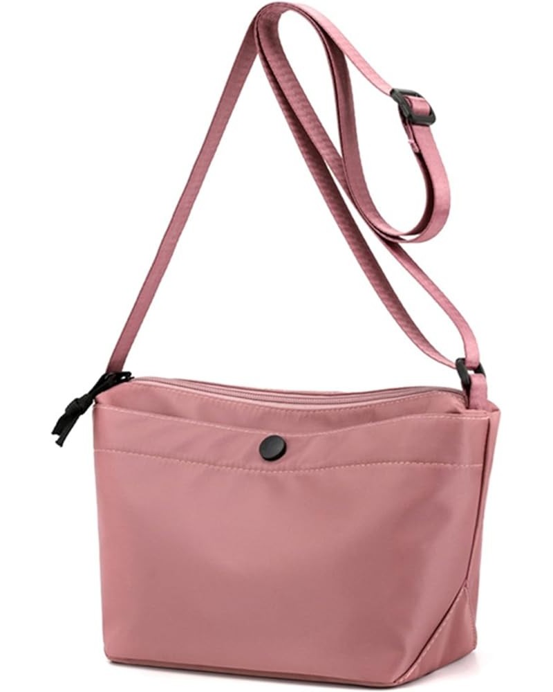 Dearanswer Satchel Bag for Women Men Travel Sling Shoulder Handbag Casual Crossbody Bag with Adjustable Strap Pink $7.64 Cros...