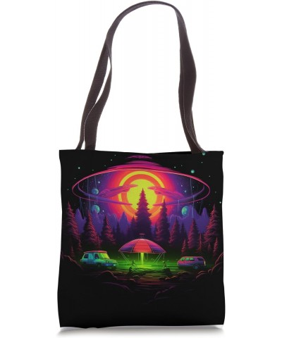 Camping UFO Gear Alien Abduction Tote Bag $9.49 Totes