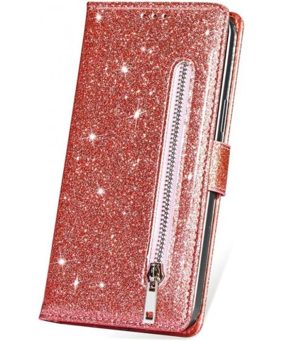 for Google Pixel 6 Magnetic Flip Sparkling Phone Case, Zipper Bag Protective Leather Case Rose Gold Pixel 7 Rose gold $15.86 ...