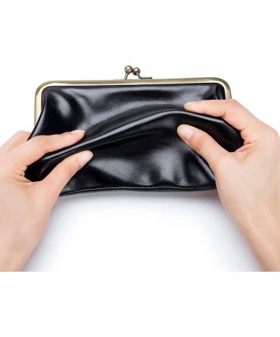 Ladies Wallet Coin Purse Genuine Leather Phone Bag Women Large Capacity Long Clutch Multi-Function Handbag Retro Creative Sto...