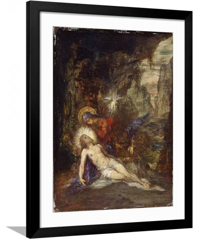 Wall Giclee Print PietÔøΩ, C. 1876 on White Frame by Gustave Moreau, 12x16 24" x 32" Black Frame $41.60 Handbags