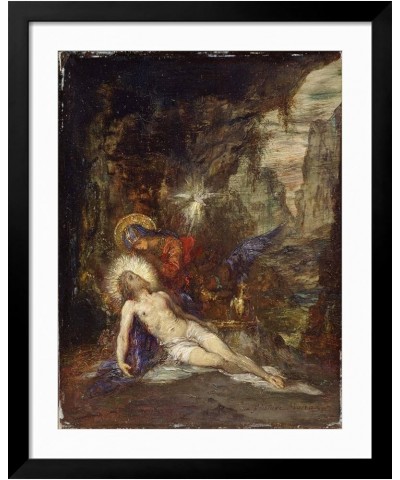 Wall Giclee Print PietÔøΩ, C. 1876 on White Frame by Gustave Moreau, 12x16 24" x 32" Black Frame $41.60 Handbags