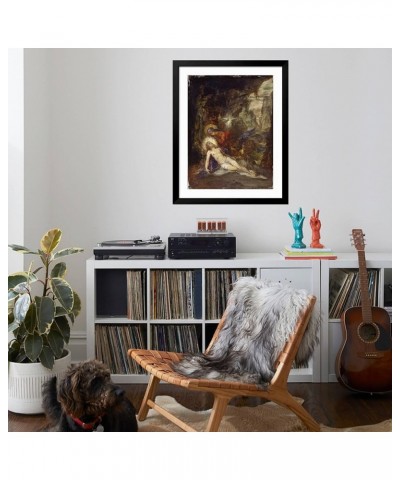 Wall Giclee Print PietÔøΩ, C. 1876 on White Frame by Gustave Moreau, 12x16 24" x 32" Black Frame $41.60 Handbags