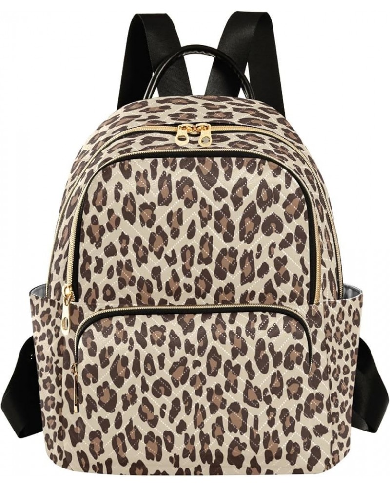 Fashion Backpack Mini Backpack Purse Casual Daily Backpack Leopard Print Cheetah for Travel for College Work Small $17.33 Bac...