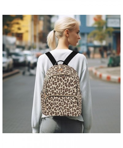 Fashion Backpack Mini Backpack Purse Casual Daily Backpack Leopard Print Cheetah for Travel for College Work Small $17.33 Bac...