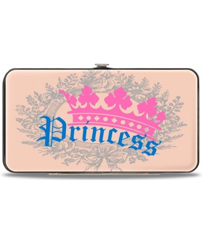 womens Hinge - Crown Princess Oval Baby Pink/Baby Blue Wallet, Multicolor, 7 x 4 US $11.59 Wallets