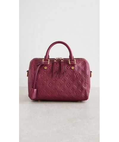 Women's Pre-Loved Louis Vuitton Burgundy Empreinte Speedy Bandouliere 2 Burgundy $1.00 Handbags