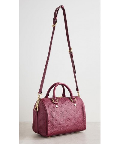 Women's Pre-Loved Louis Vuitton Burgundy Empreinte Speedy Bandouliere 2 Burgundy $1.00 Handbags