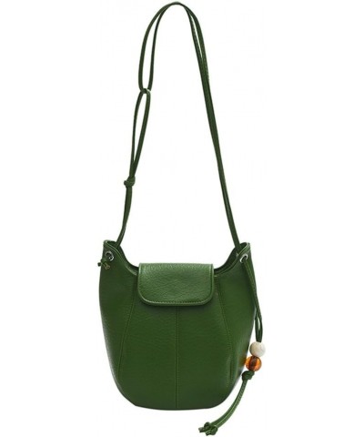 Women Bucket Bag Purse Y2K Small Cute Hobo Bag Fashion Stylish Tote Bag Shoulder Bag Green $19.59 Totes