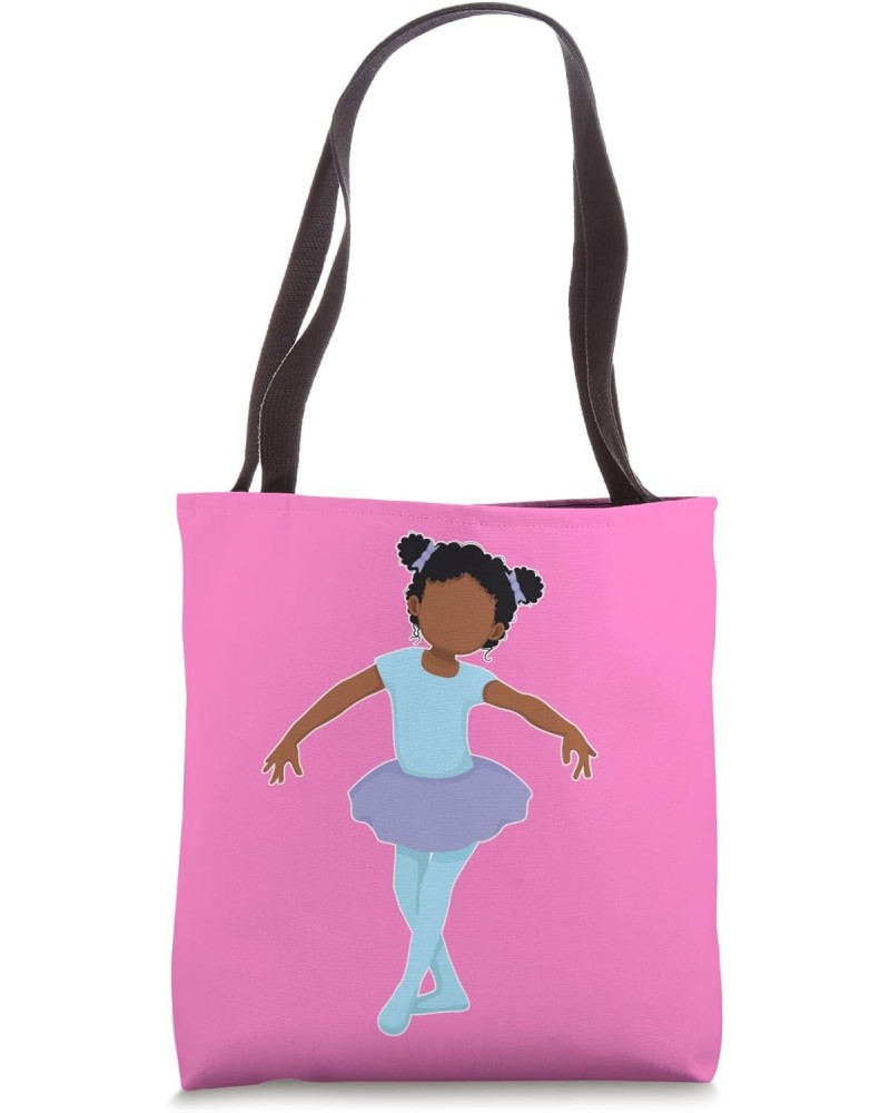 Young African American Black Ballerina in Tutu Tote Bag $10.56 Totes