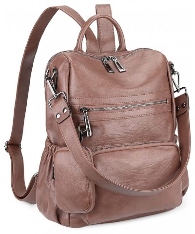 Travel Backpack Purse for Women Vegan Leather Ladies Fashion Tassel Shoulder Bag Convertible 262 Khaki $22.05 Backpacks