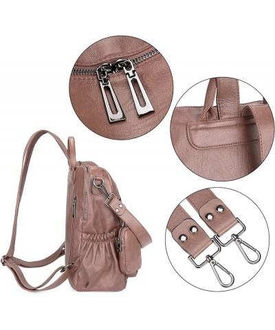 Travel Backpack Purse for Women Vegan Leather Ladies Fashion Tassel Shoulder Bag Convertible 262 Khaki $22.05 Backpacks