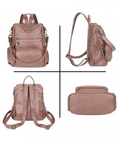 Travel Backpack Purse for Women Vegan Leather Ladies Fashion Tassel Shoulder Bag Convertible 262 Khaki $22.05 Backpacks