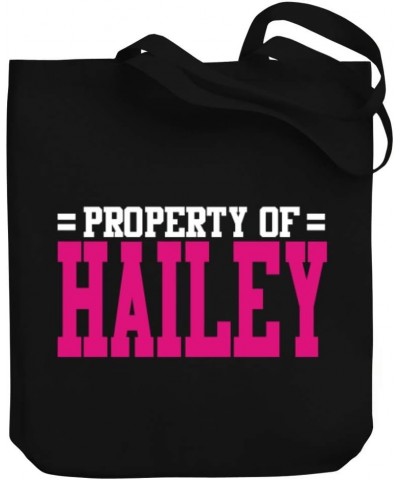 Property of Hailey Bicolor Canvas Tote Bag 10.5" x 16" x 4 $19.20 Totes