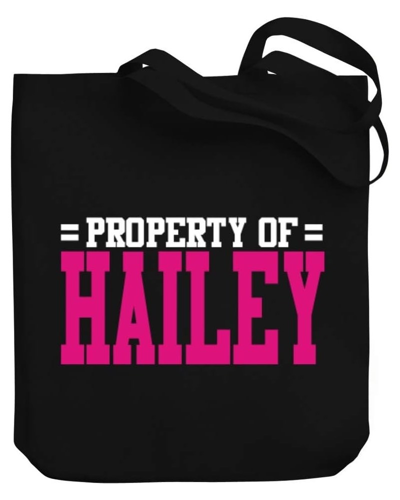 Property of Hailey Bicolor Canvas Tote Bag 10.5" x 16" x 4 $19.20 Totes