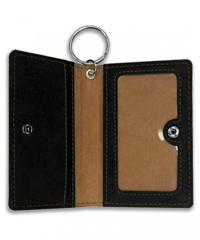 ID Holder Wallet, Royal Flush Poker Cards, Personalized Engraving Included (Rustic) Black with Gold $14.00 Wallets