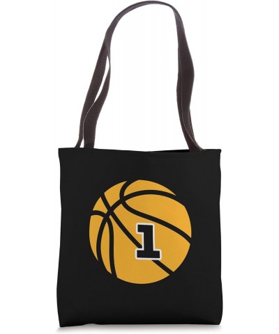 Basketball Fans Favorite Jersey Number 1 Tote Bag $12.47 Totes