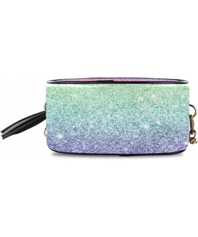 Women's Rainbow Gradient Flash Crossbody Bag Fashion Purses Bag Cross Body Bag Shoulder Handbag with Adjustable Chain Strap $...