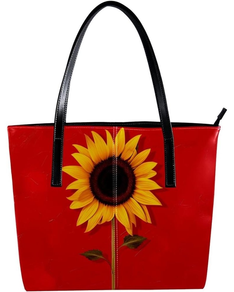 Tote Bag for Women, Large Tote Bags for Women, Women's Tote Handbags, Sunflower Cartoon, Tote Bag for Work Design 4438 $25.36...