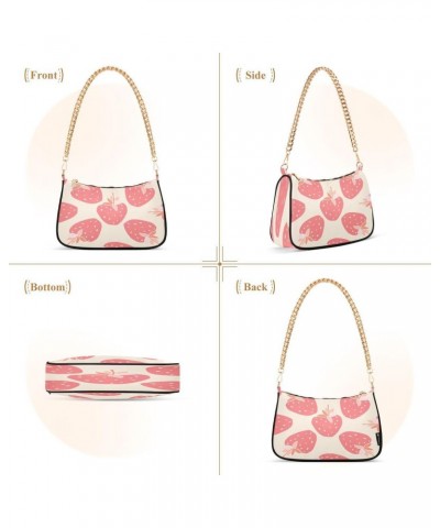 Summer Strawberry Women's Handbags Tote Crossbody Bag Purse Ladies Shoulder Bag Hobo Handbag $16.49 Totes